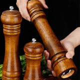Wooden Salt, Pepper and Spice Grinder Ceramic Grinder