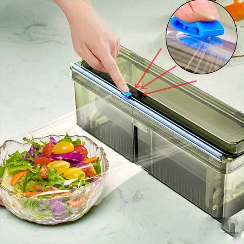 Wrap Dispenser Plastic Wrap Cutter