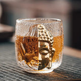 Yinian Buddha Handmade Artistic Glass Cup