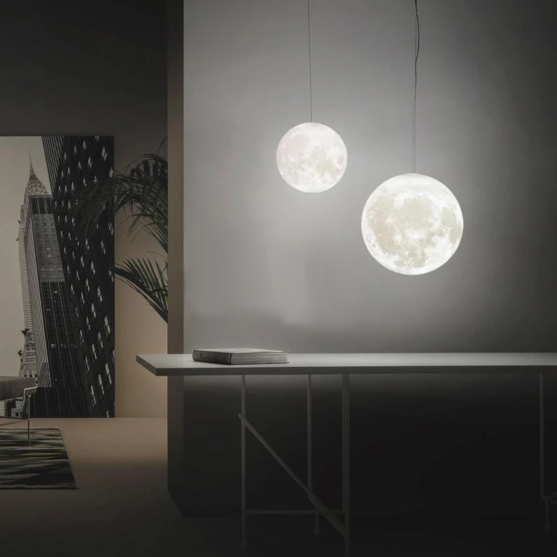 Full Moon 3D Hanging Lamp