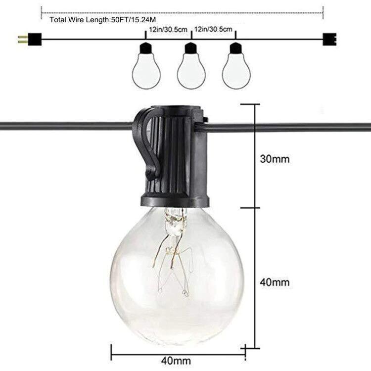 Weather-Proof Connectable String Light