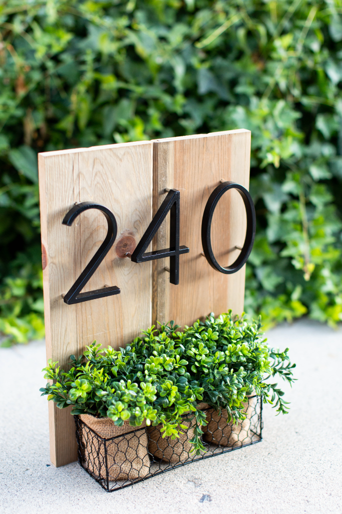 Modern House Numbers