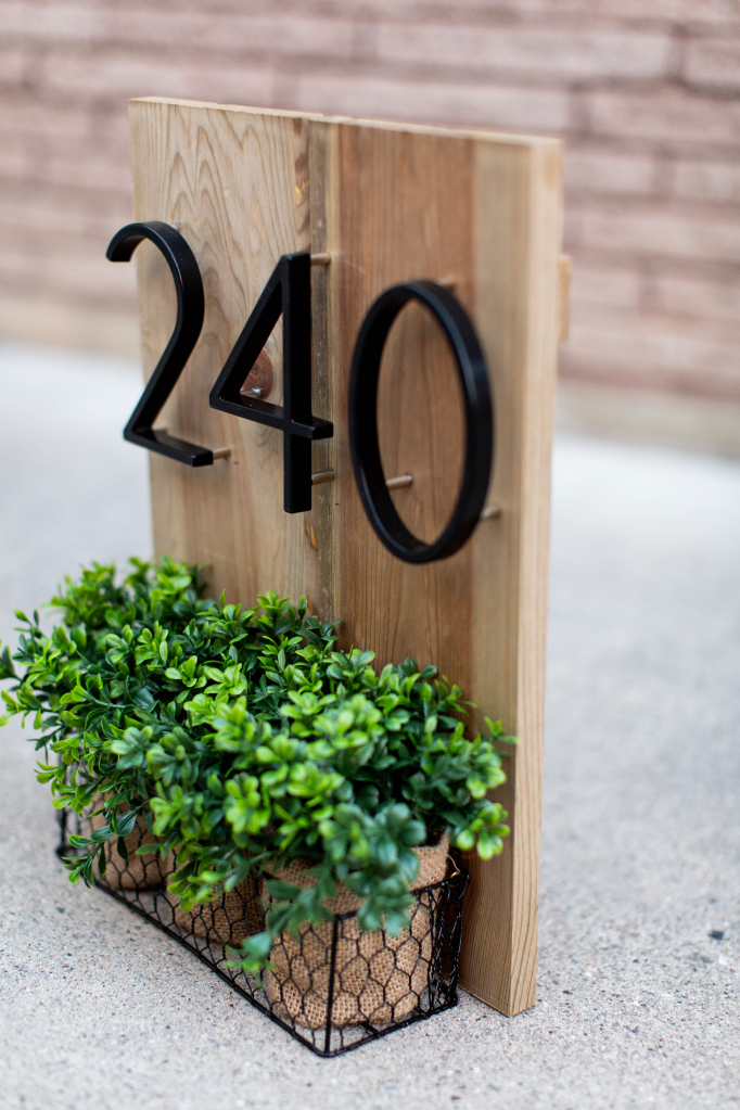 Modern House Numbers