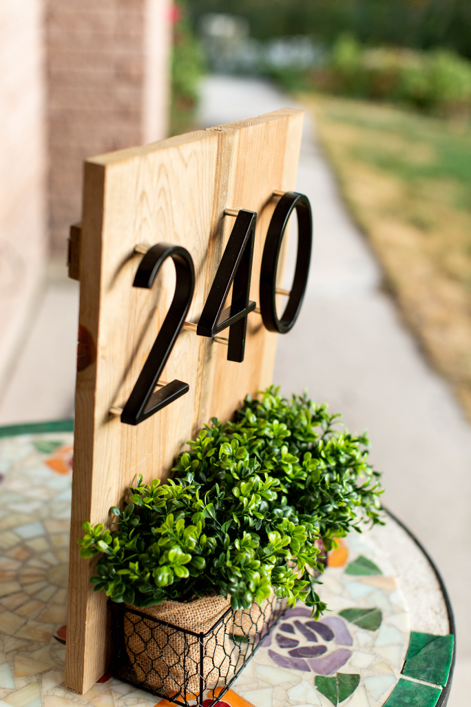 Modern House Numbers