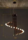 Modern Nordic Spiral Chandelier