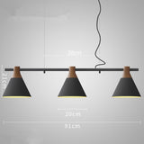 Modern Nordic Linear Hanging Lamps