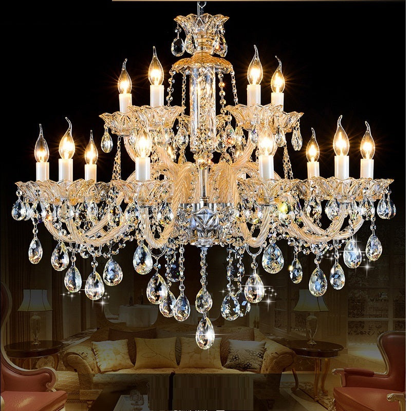 Modern Crystal K9  Candle Chandelier Lamp