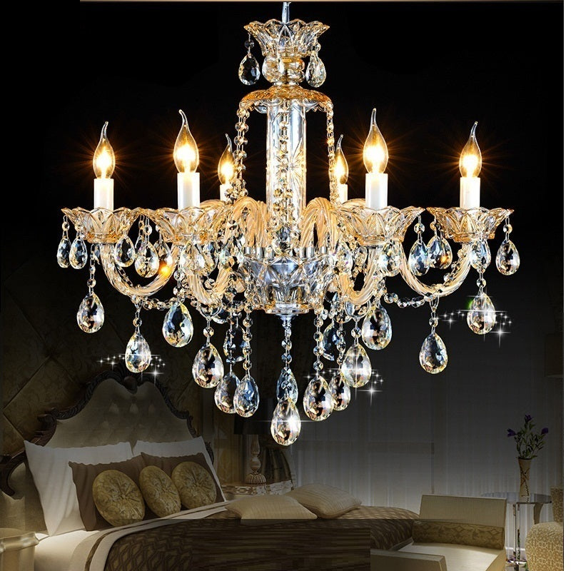 Modern Crystal K9  Candle Chandelier Lamp