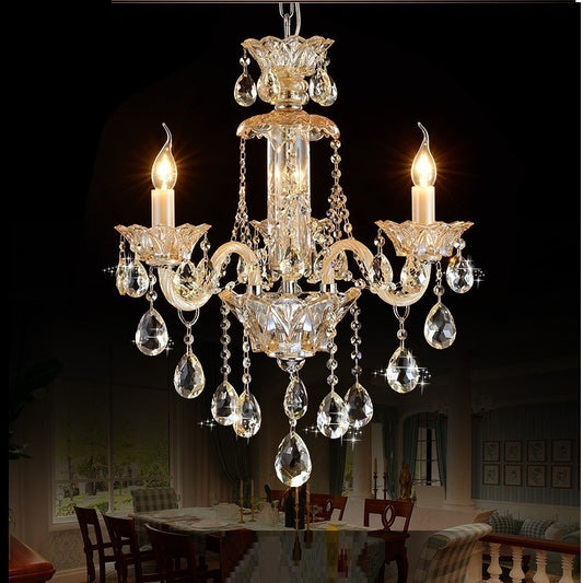 Modern Crystal K9  Candle Chandelier Lamp