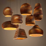 Vintage Paper Honeycomb Pendant Lamp
