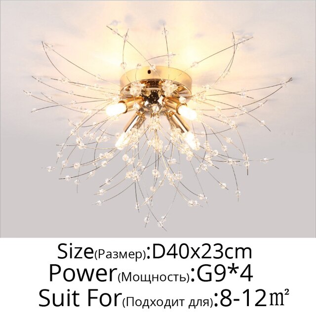 Modern Nordic Firefly Chandelier Lamp