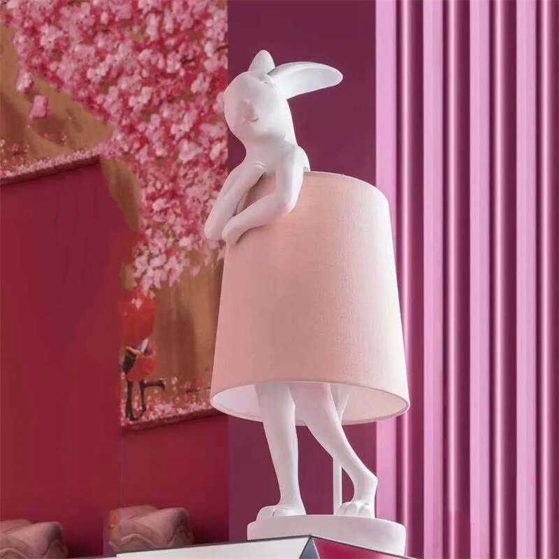 Standing Rabbit Table Lampshade