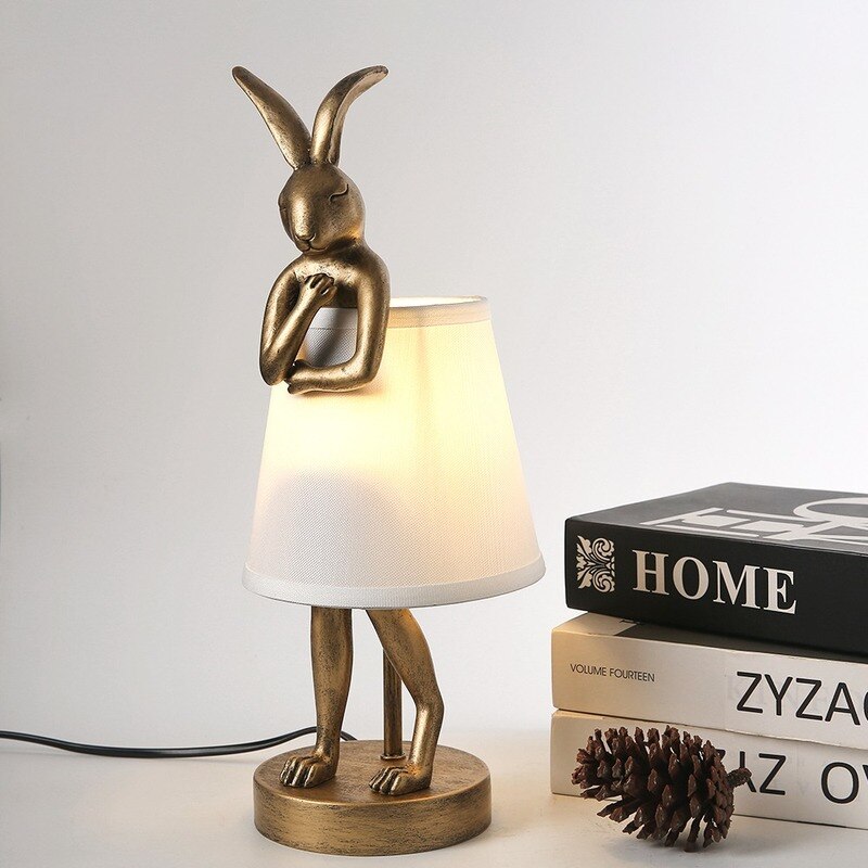 Standing Rabbit Table Lampshade