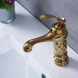 Diamond Single Handle Crystal Faucets