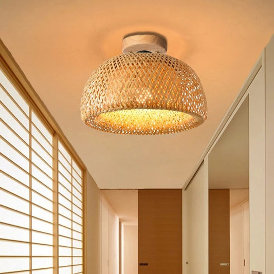 Modern Simple Chinese Style Bamboo Ceiling Lights