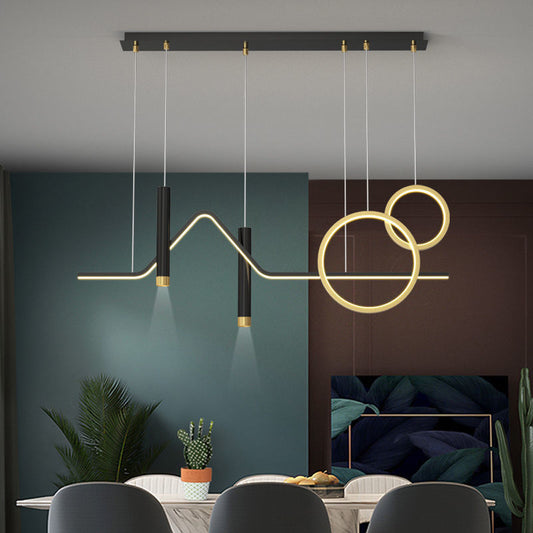 Modern Minimalist Chandelier Nordic LED Hanging Lamps