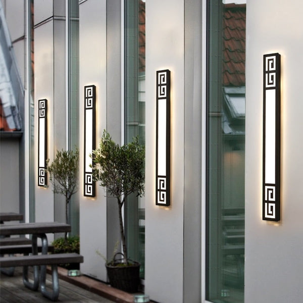Creative Chinese Style Outdoor Waterproof Wall Lamp