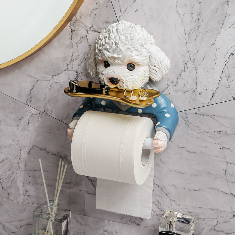 Punch-Free Cartoon Toilet Paper Holder