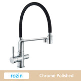 Bronce Brushed Pull Down Mixer Kitchen Faucet