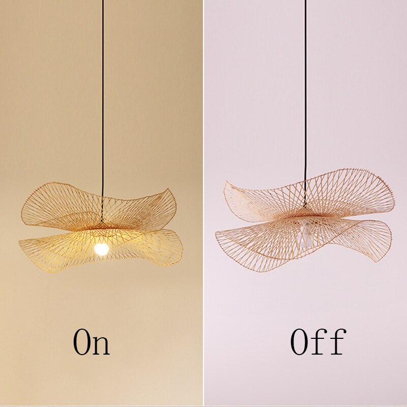 Modern Bamboo Asian Style Pendant Lamp