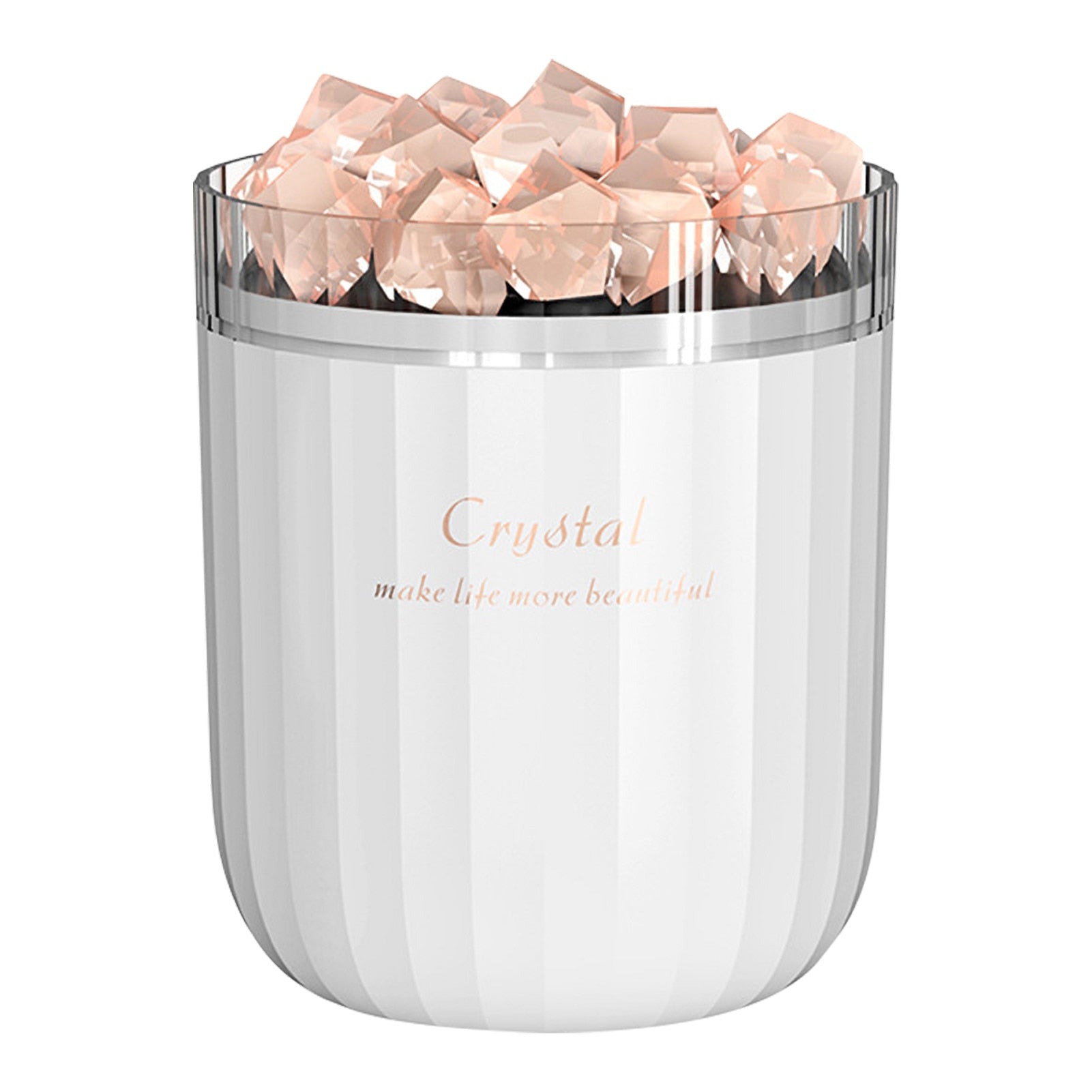 Pink Salt Stone Colorful Light Humidifier