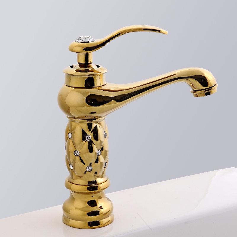 Diamond Single Handle Crystal Faucets