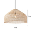 Vintage Asian Rattan Style Pendant Lights Lamp