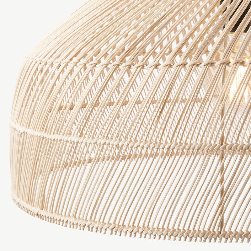 Vintage Asian Rattan Style Pendant Lights Lamp