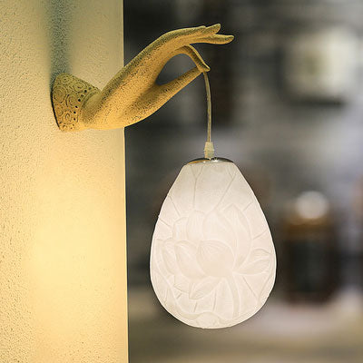 Lotus Hand Wall Lamp