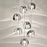 Modern Crystal Chandelier LED Long Pendant