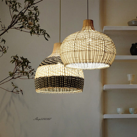 Vintage Rattan Luxry Pendant Ligth