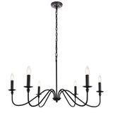 Modern Simple Candle Chandelier Lamp