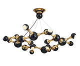 Luxury Ceiling Chandelier Black & White