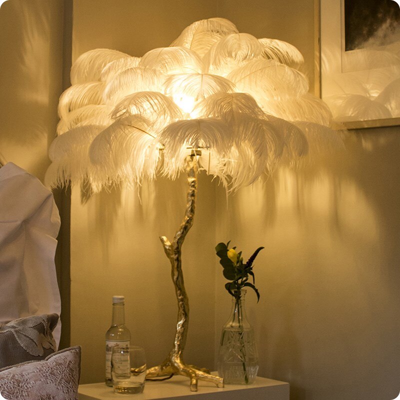 Modern Ostrich Table Lamp