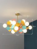 Nordic Multicolor Hanging Tree Lamp