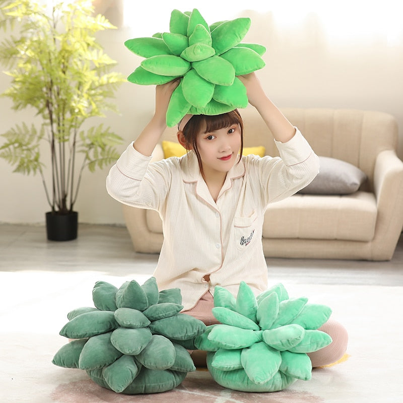 Succulent Plant Cushion Pillow