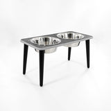 Elegant stainless steel Feeding bowl for large-capacity pets