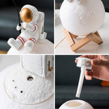 Astronaut Fishing Stars Night Light Humidifier