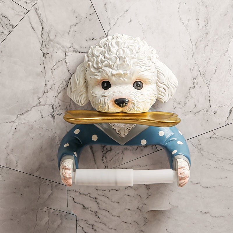 Punch-Free Cartoon Toilet Paper Holder