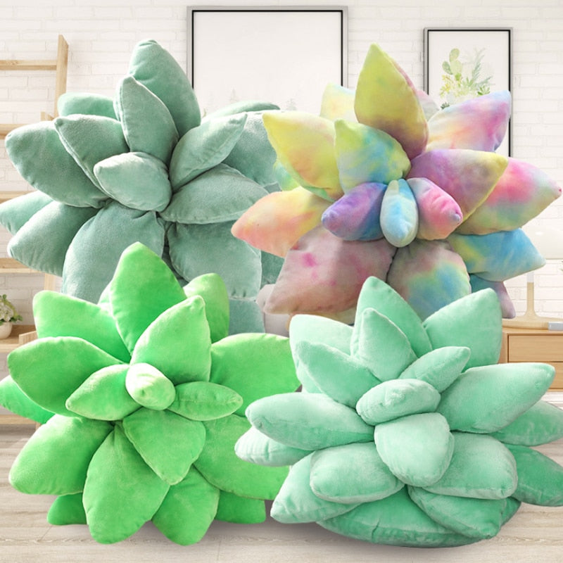 Succulent Plant Cushion Pillow