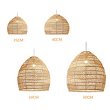 Chinese Style Handmake Rattan Vintage Hanging Lamps