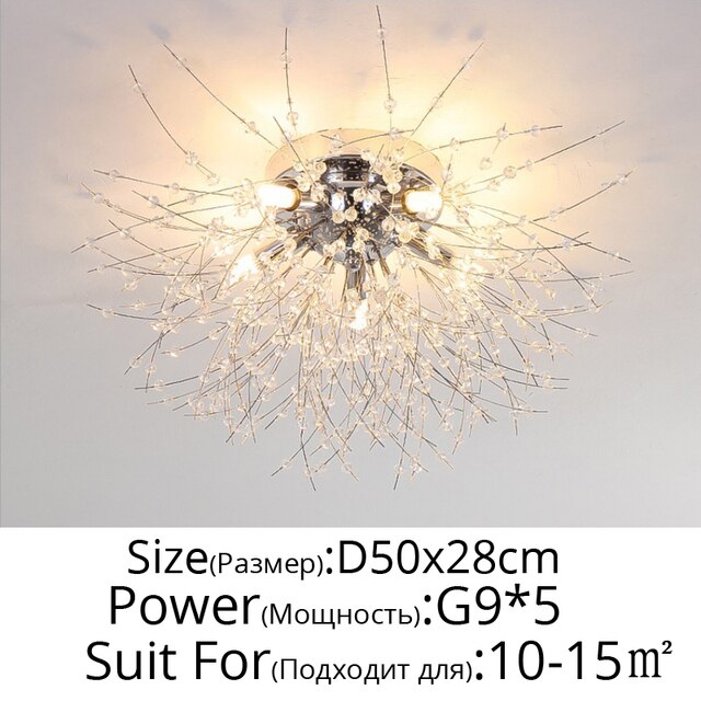 Modern Nordic Firefly Chandelier Lamp