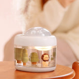 Cute Projection Lamp Wireless Air Humidifier