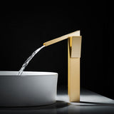 Basin Waterfall Mixer Faucet Bathroom Sink