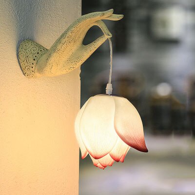 Lotus Hand Wall Lamp