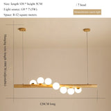 Modern Led Ball Pendant Bamboo Lights