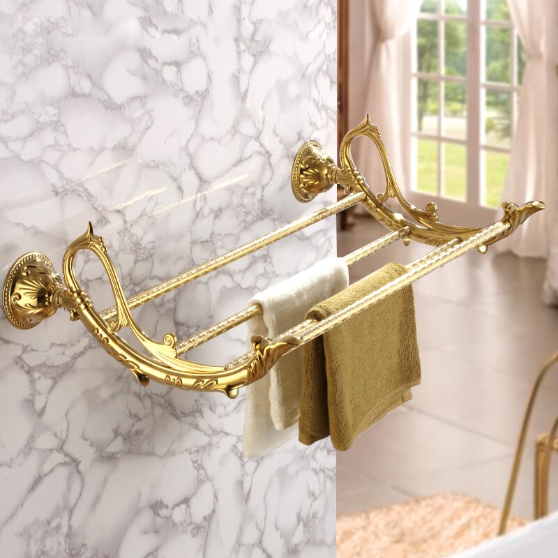 Antique Luxury Bathroom Towel Rack Accessories