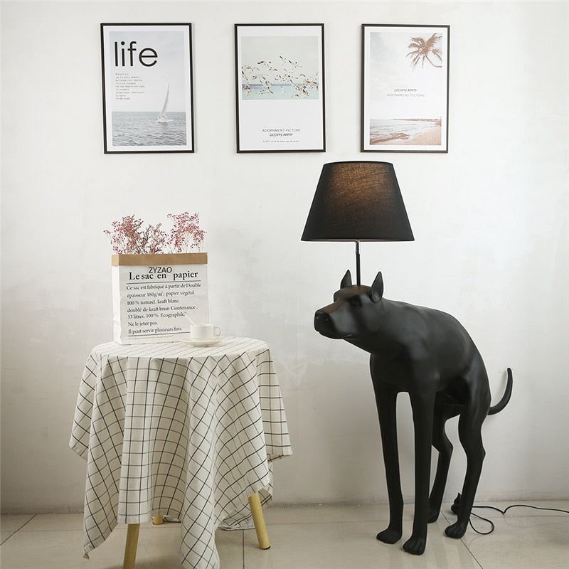 Pooping Dog LED Table Lampshade