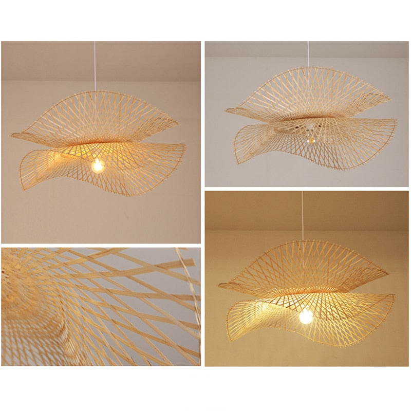 Modern Bamboo Asian Style Pendant Lamp