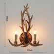 American Country Antler Pendant Lights Candle